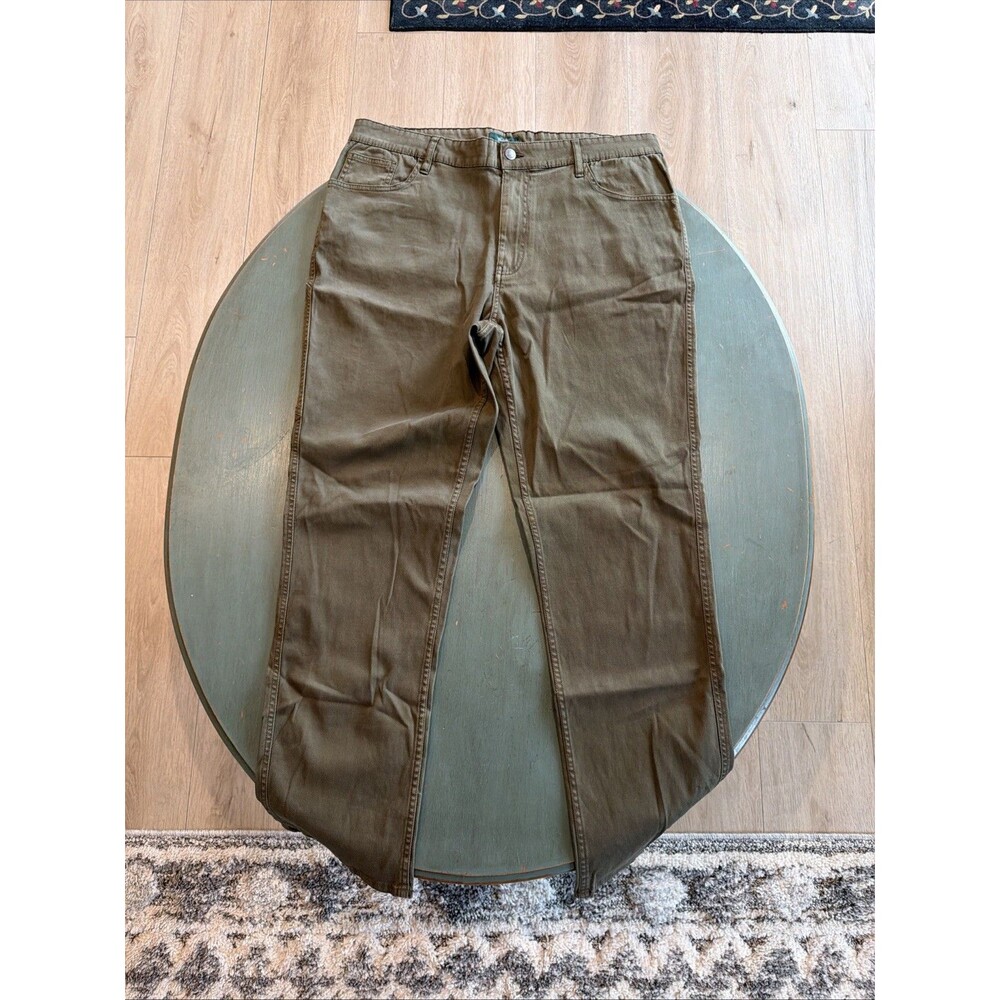 Woolrich Men’s Straight Fit Stretch Utility 5-Pocket Pants 36x32 Olive HMP1062S